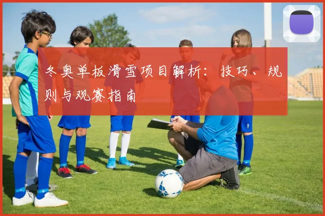 冬奥单板滑雪项目解析：技巧、规则与观赛指南