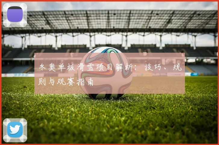 冬奥单板滑雪项目解析：技巧、规则与观赛指南